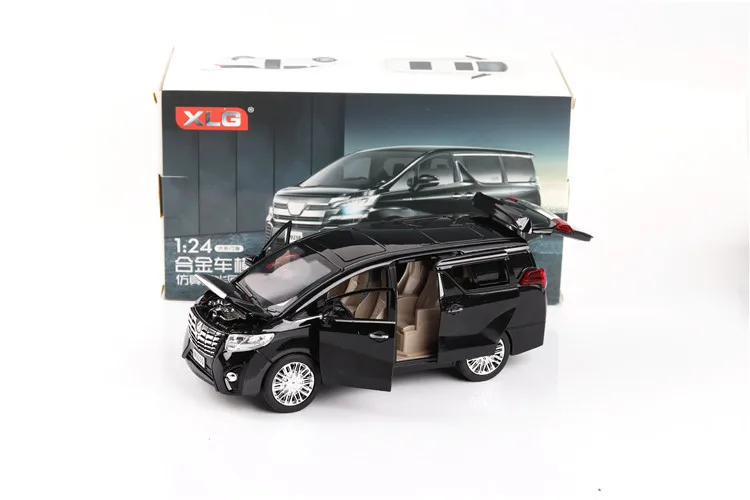 1:24 игрушечный автомобиль отличная TOYOTA Alphard MPV Автомобильная игрушка сплав Diecasts