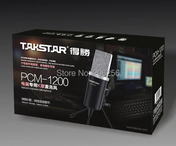 

NEW TAKSTAR condenser Microphone for Laptop Notebook PC Computer MSN SKYPE And Singing Multimedia Wired Mics With Base Plate