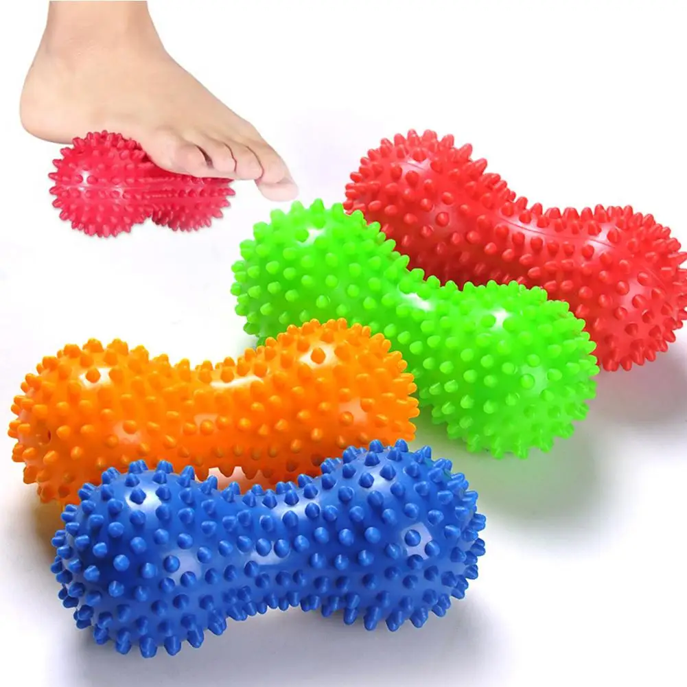 

35# Portable Spiky Foot Massage Ball Roller Relaxation Training Acupressure Massager Care Tools Foot Massage Ball