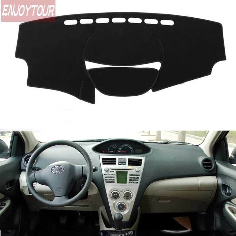 

For Toyota Belta VIOS YARIS 2008-2013 Car Styling Covers Dashmat Dash Mat Sun Shade Dashboard Cover Capter 2009 2010 2011 2012