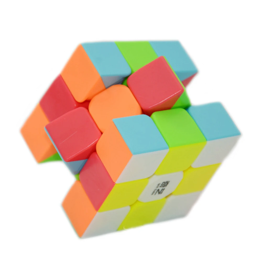 Qiyi mofangge yongshi W pinkycolor 3x3x3 Скорость magic cube игра-головоломка кубики обучающие игрушки для Для детей рождественский подарок