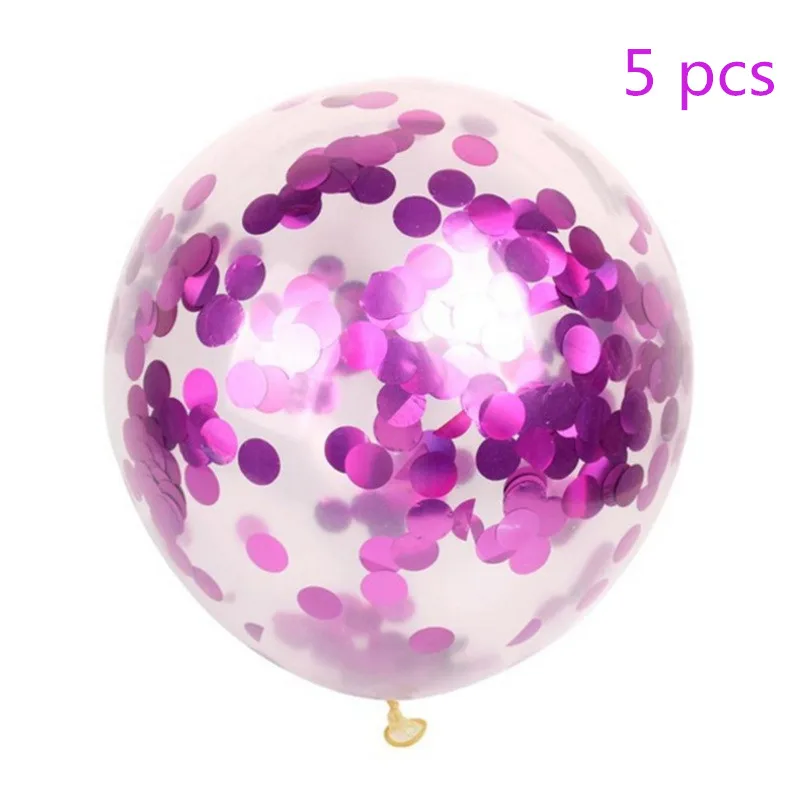 5pcs 12Confetti Balloon Bouquet for Baby Shower Birthday Wedding Party Decoration Supplies Birthday Party Decor for kids PAT66 (10)