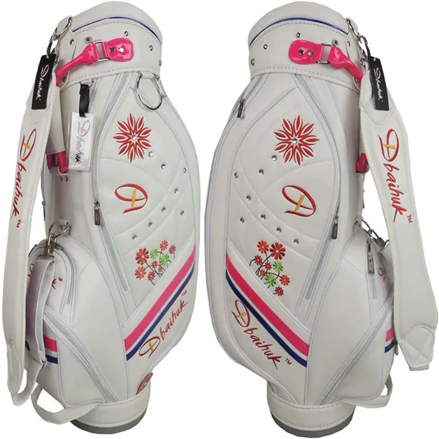 Cheap Free shipping 2016 NEW Dbaihuk golf ball bag,  pu golf bag,woman's golf clubs bag