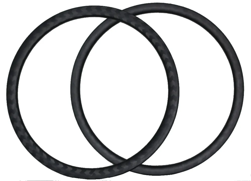 

700C full carbon 35mm depth 26mm Width Super-Light Carbon wheels Road Climbing bicycle single Rim 18K twill matte finish