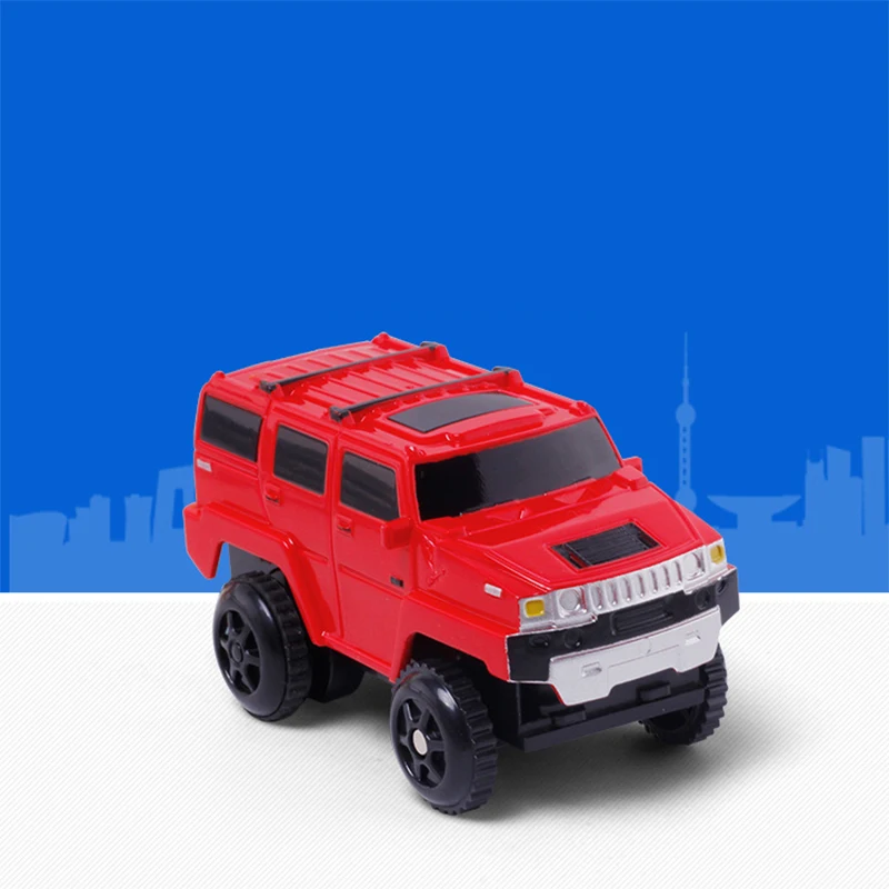 75 шт. DIY 3D Детская электрическая игрушка автомобиль многослойный поезд трек