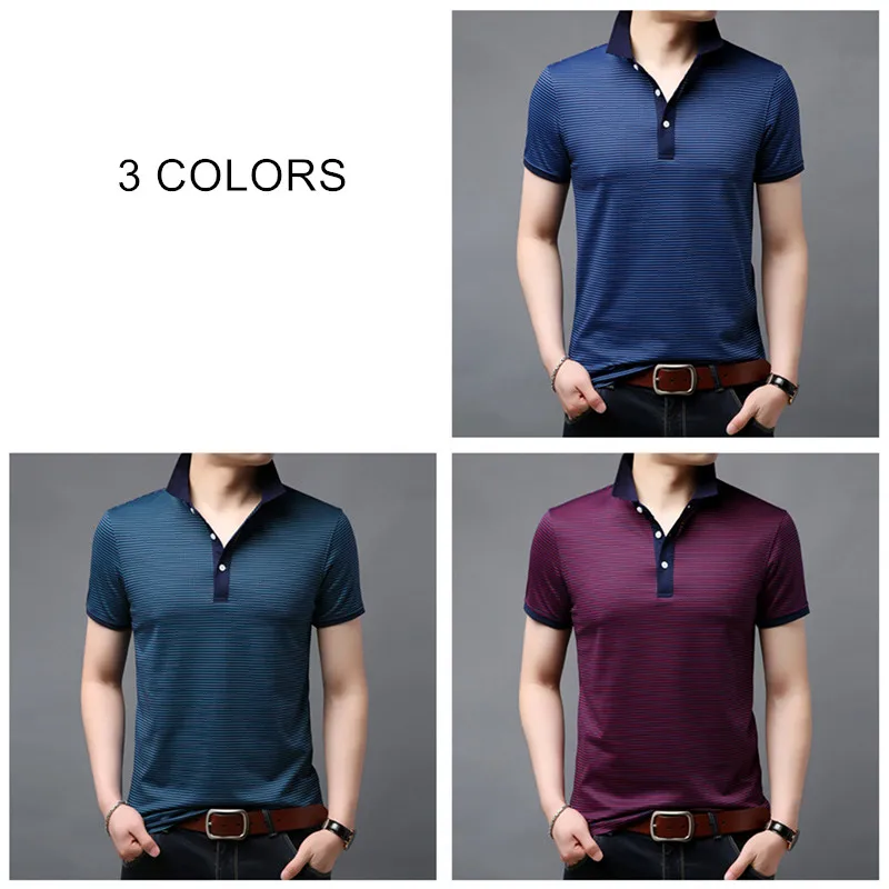 COODRONY Striped Short Sleeve T Shirt Men Cotton Tshirt Business Casual T-Shirt Men Clothing Spring Summer Men's T-Shirts S95054 COODRONY Striped Short Sleeve T Shirt Men Cotton Tshirt Business Casual T-Shirt Men Clothing Spring Summer Men's T-Shirts S95054