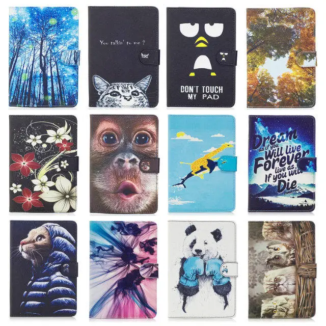 

Painted Case For ipad air Flip Ultra Thin Stand Cover For Apple Ipad 5 case Wake/Sleep For ipad air 1 case +Pen