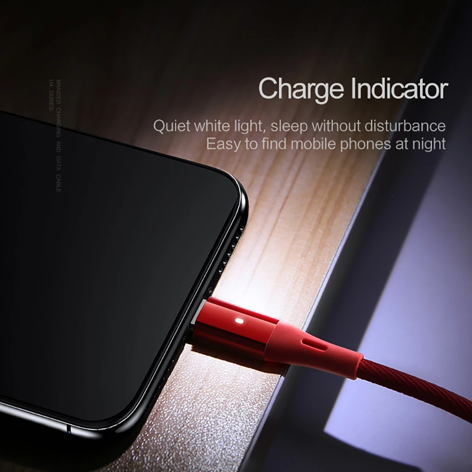 Usb кабель с разъемом lightning для быстрой зарядки 0 25 м 1 2 м|Кабели мобильных