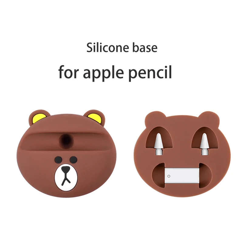 Силиконовая основа для карандашей apple, основа для хранения, Чехол для ipad pro, емкостная ручка, аксессуары для ручек apple, набор стилусов, основа для ручек