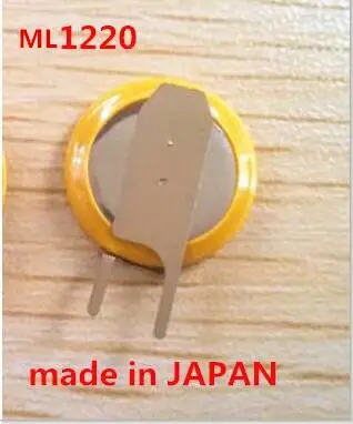 

HOT NEW ML1220 1220 3V Button lithium battery Li-ion battery feet leg dip2