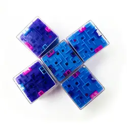 5 шт. Magic Cube Головоломки, игры 3D мини-куб лабиринт Кубик Рубика Обучающие игрушки Лабиринт Rolling мяч игрушки для детей для взрослых