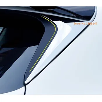 フィットトヨタ C-HR CHR 2016 2017 2018 2019 abs プラスチックアクセサリーテールリアウイングスポイラー装飾トリム 1 個