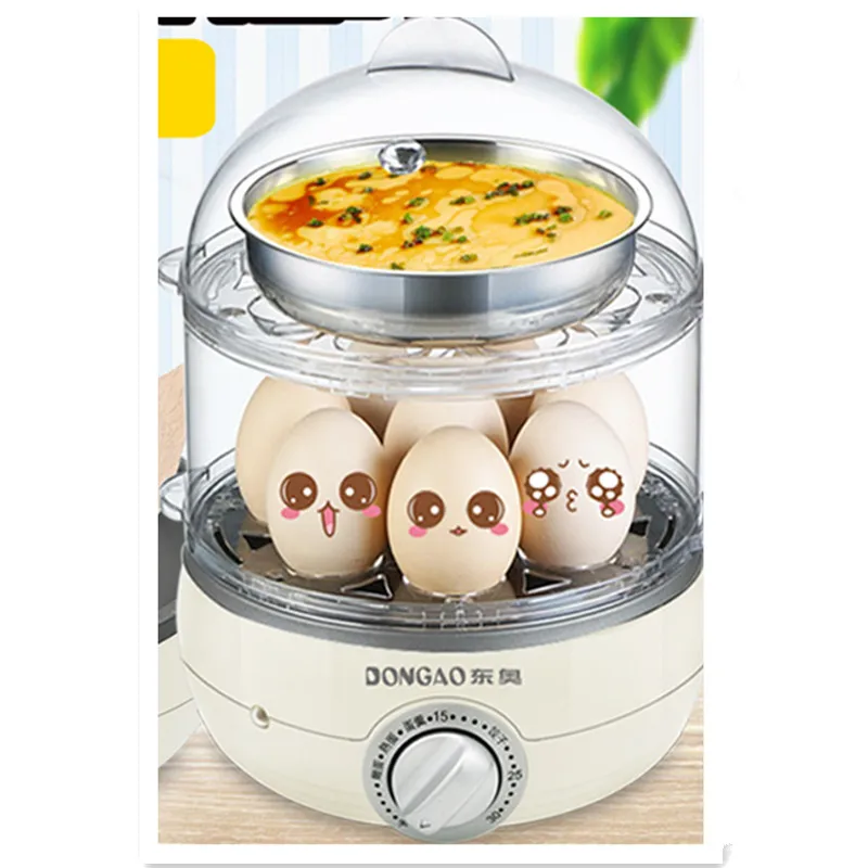 220V Electric Household Egg Boiler Frying Pan With 30 Minutes Timer
