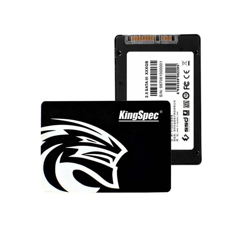 Kingspec SATA3 SSD 90 Гб HDD 360 ГБ ssd 2 5 дюймов твердотельный накопитель SATA III 180 Внутренний