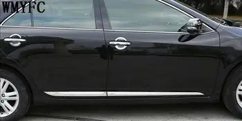 

Car Accessories For Toyota Camry 2012-2017 2018 Outer Side Door Body Moulding Streamer Strip Cover Trims Decoration 4Pcs