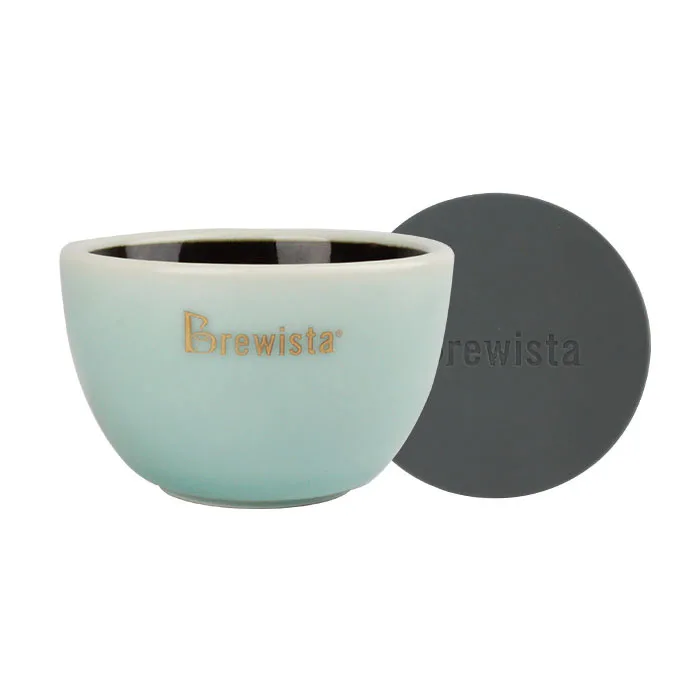 Чашка Brewista, мерная чаша, фарфор 200 мл - Цвет: Небесно-голубой