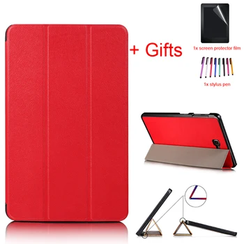 

Magnet Cover for Samsung Galaxy Tab A6 10.1 2016 T585 T580 SM-T585N T580N 10.1" PU leather Protective Stand Slim Case +Film+Pen