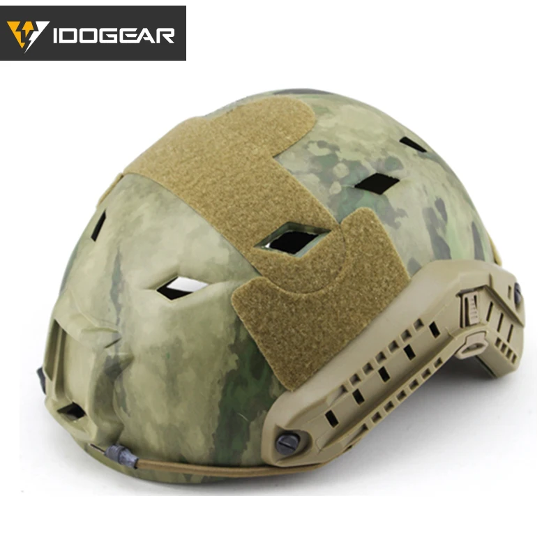 

IDOGEAR Tacitcal Multicam Helmet BJ Type Military Airsoft Hunting Accessories Helmet Cover Headwear Side Rail
