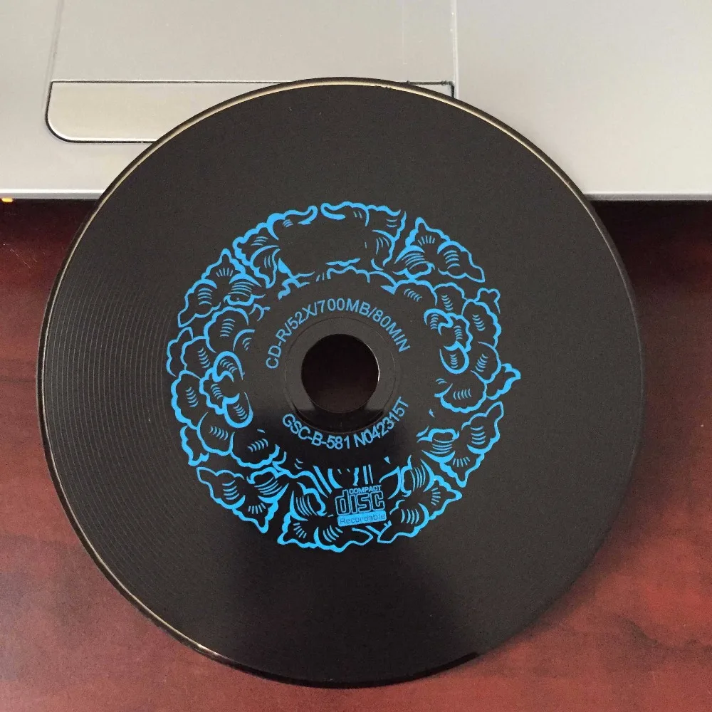 50 дисков А+ пустой Печатный 52x700 MB черный CD-R