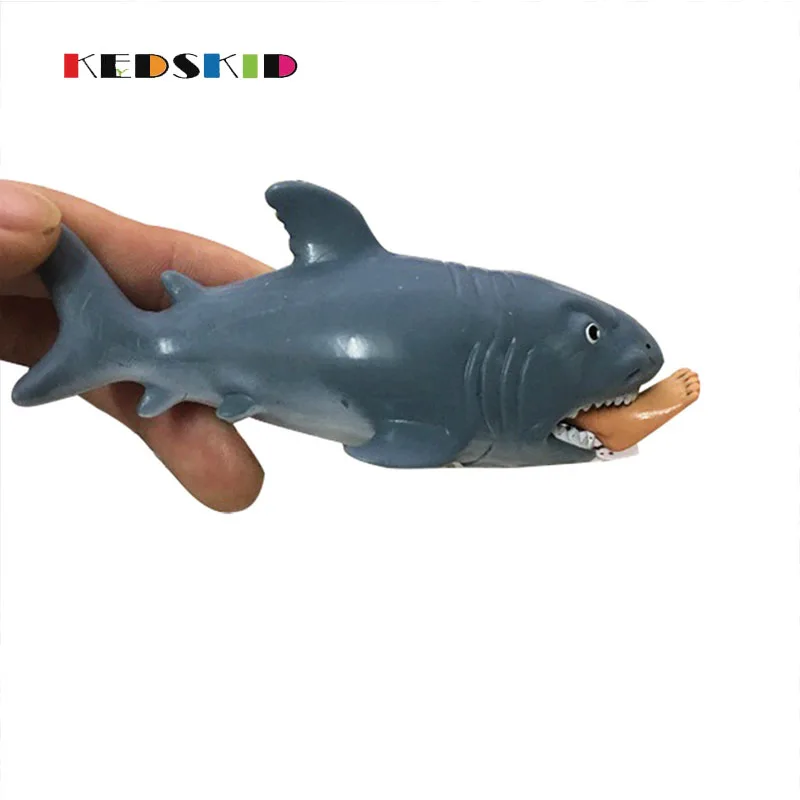 2017 small marine plastic model sharks delicate blue sea animal jokes