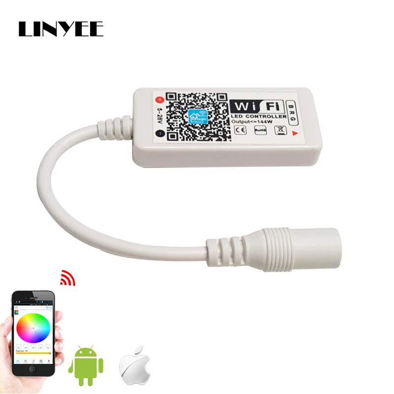 

New Arrival Mini Wifi LED RGB Controller DC12V for RGB LED Strip light