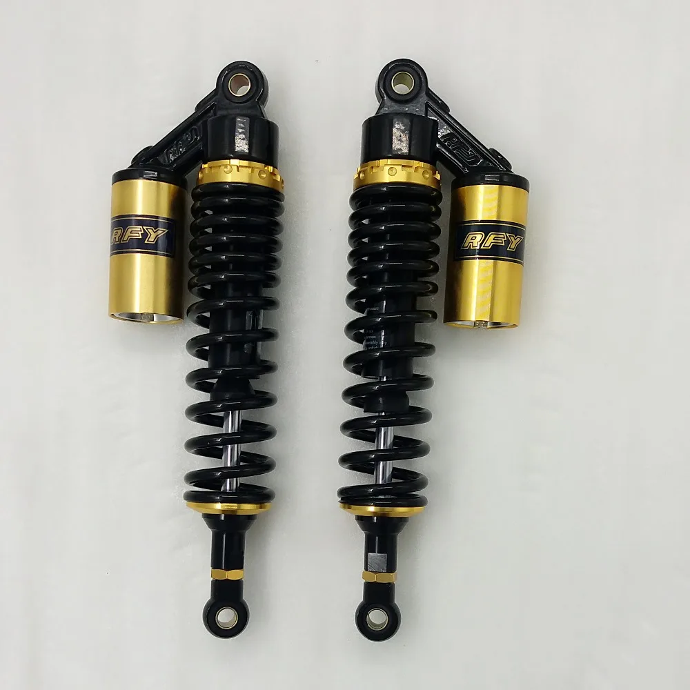 Color : 410mm RKRCXH Motorcycle Shocks One Pair 400mm 410mm 420mm 430mm 440mm 450mm Motorcycle Shock Absorber Rear Suspension Fit for YMAHA Suzuki Kawasaki ATV Motorcycle Suspension Strut Color : 410mm RKRCXH Motorcycle Shocks One Pair 400mm 410mm 420mm 430mm 440mm 450mm Motorcycle Shock Absorber Rear Suspension Fit for YMAHA Suzuki Kawasaki ATV Motorcycle Suspension Strut