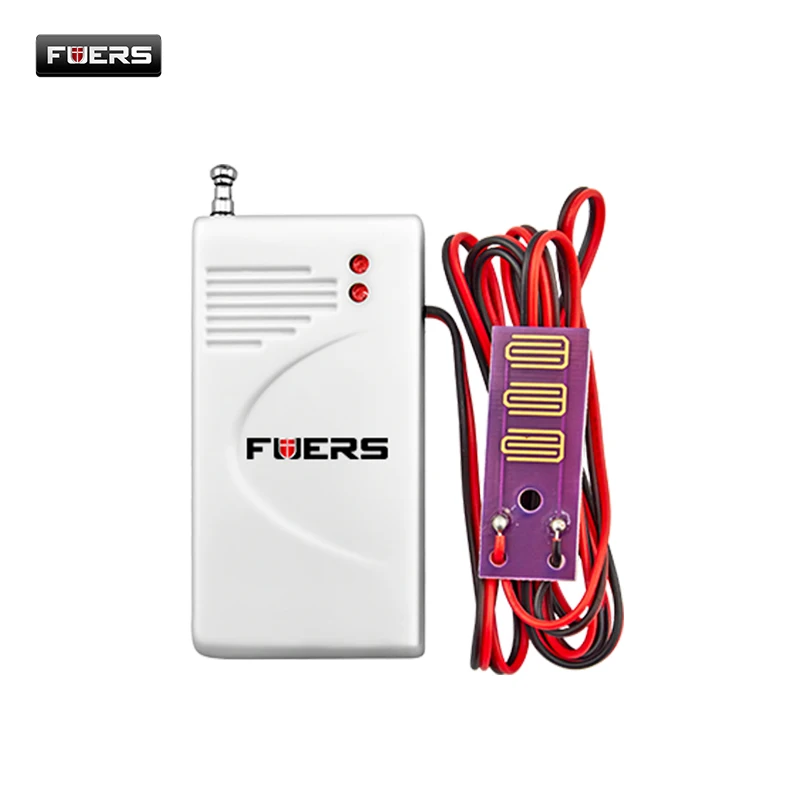 

Fuers 433Mhz Wireless Water Intrusion Detector Water Leak Sensor Work With Gsm Pstn Sms Home Security Water Leak Detector