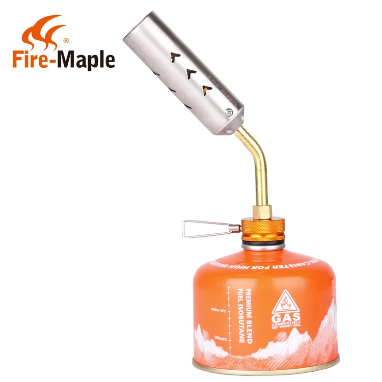 Fogão de Alta-potência Tocha de Gás Leve de Carbono Bordo Fogo Acampamento Piquenique Churrasco Churrasqueira 4000 w Ignição Arma Mais Lança 159g Fms-706