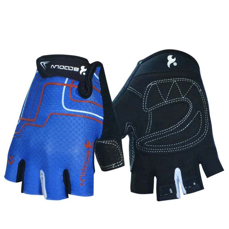 Перчатки для бега, велосипедный велосипед, полпальца, противоударные, дышащие, велосипедные перчатки для MTB, мужские, женские, спортивные аксессуары, h42