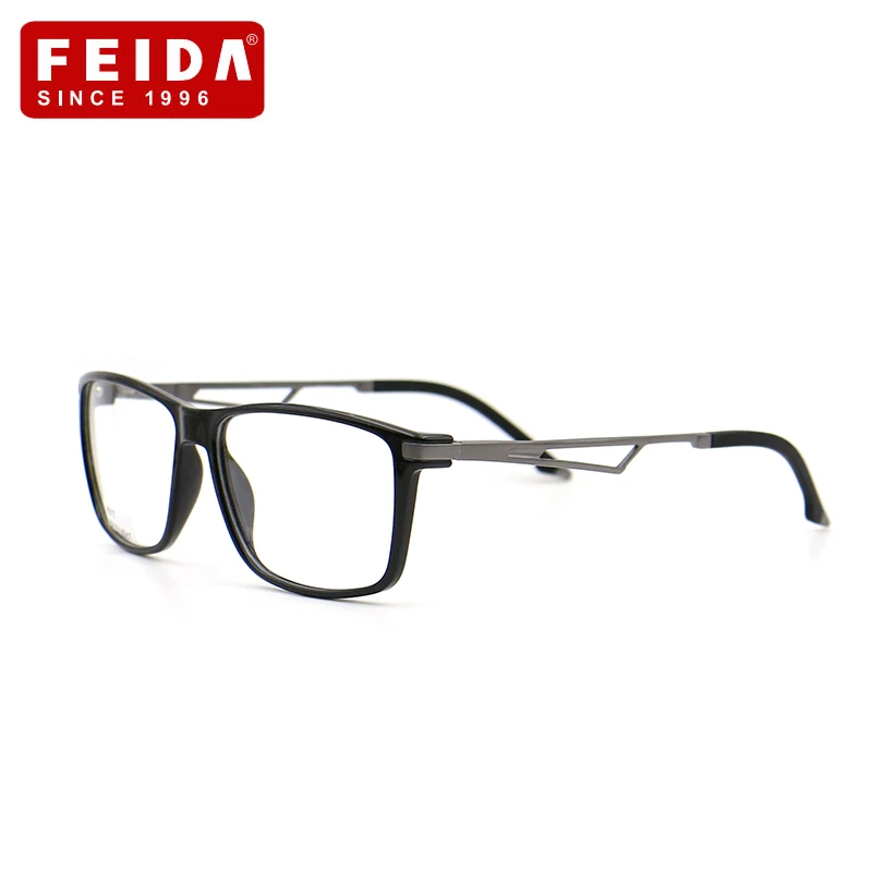 

FEIDA Brand TR90 Frame eyeglasses frames men transparent Reading Glasses 2018 vintage eyeglasses men eyeglasses Frame 6017
