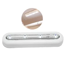 Светодиодный ночник 3* с питанием от аккумуляторной батареи AAA светодиодный сенсорный датчик света 4 светодиодный s Беспроводная настольная лампа для спальни светодиодный светильник для шкафа