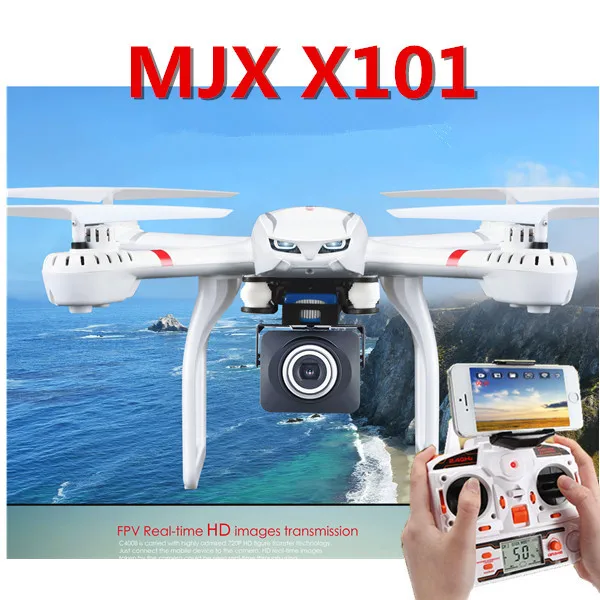 Professional RC Drones Dron MJX X101 With C4005 C4008 Camera FPV 2.4GHz 6 Axis Gyro Quadcopter 3D Roll Headless Mode Helicopter