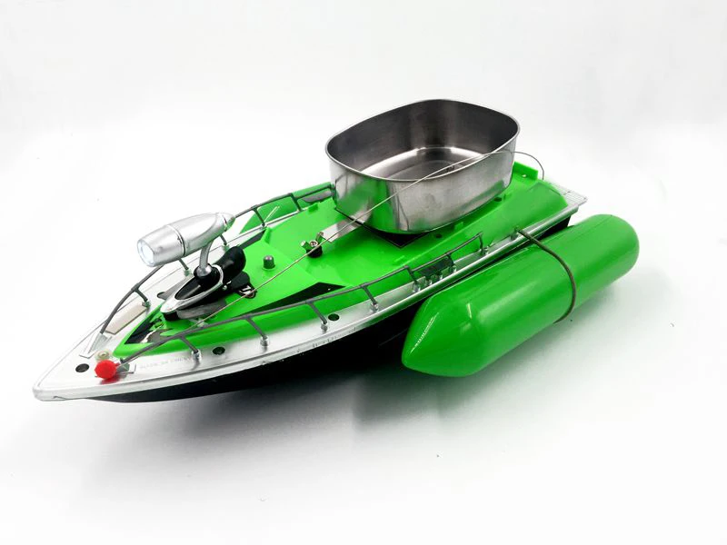 

PDDHKK RC Bait Boat Toys 3 Colors Toy Rc Fishing Boat With 500M Remote Control Fish Finder Model Ship 1.5KG Load Mini Speed boat