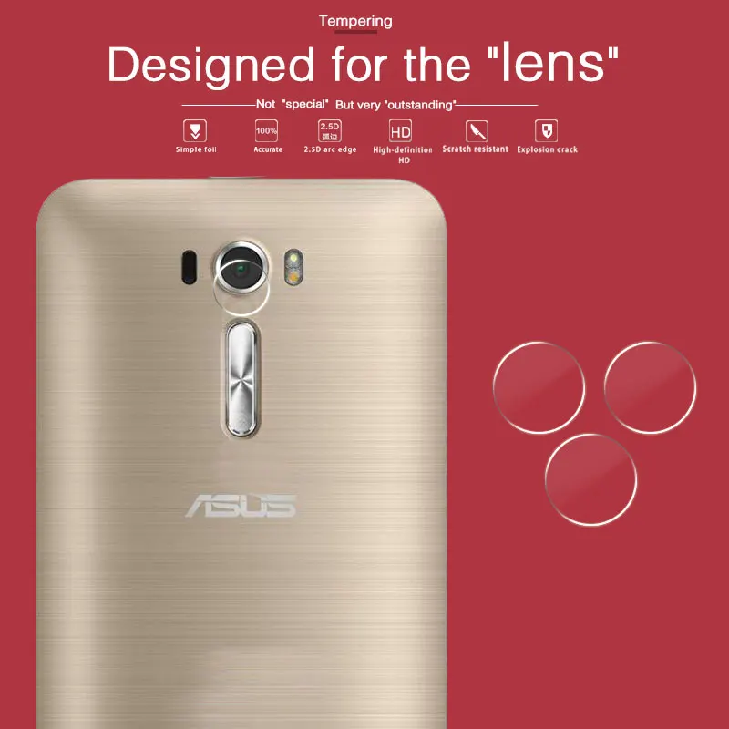 HD Задняя камера Объектив Закаленное стекло пленка для Asus Zenfone 2 Laser ZE601KL 6 в задней