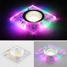 1 шт./лот 3 Вт 6 Вт COB светодиодный Embeded светильник s Точечный светильник 85 В-265 в встраиваемый потолочный светильник для дома светильник ing