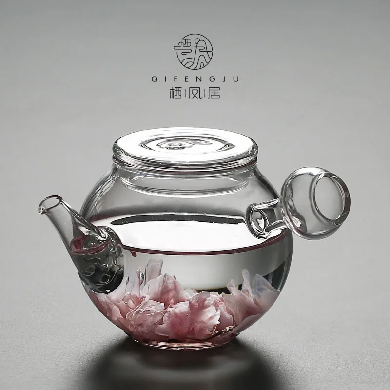 

Japanese style handmade thickened heat-resistant glass teapot flower tea pot filter kettle Kungfu tea set tea maker teaware