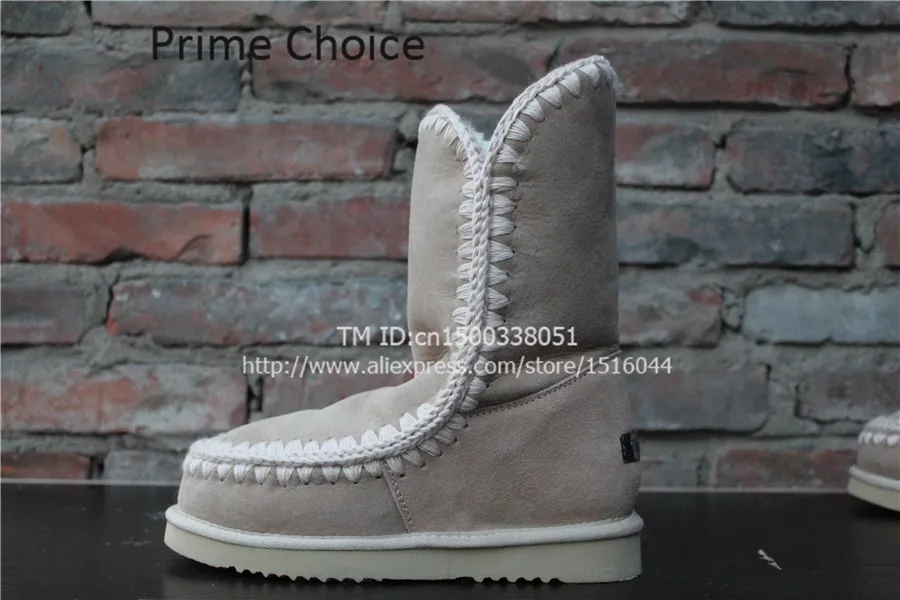 Mou nuevo modelo interior plataforma oculta plataforma botas de nieve  recién llegado natrual de piel de oveja de cuero doble cara de piel de  oveja 201|fur lined ankle boots|fur leather bootsfur beaver -