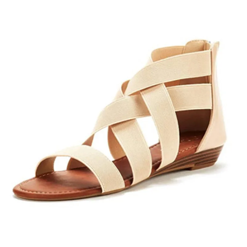 HEFLASHOR Women's Sandals 2019 Hot Fashion Women Summer Beach Roman Sandal Ladies Open Toe Flat Sandal Casual Female Shoes