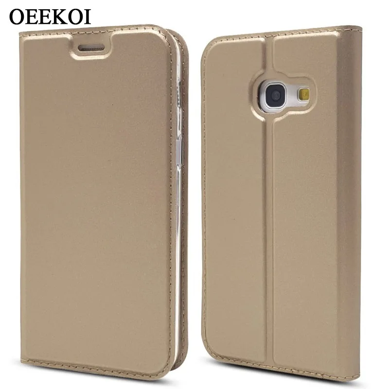 Ультратонкий кожаный чехол-бумажник OEEKOI для Samsung Galaxy A9 2018/J6 Plus/J4 Plus/A7 2018/A9 Star/Note 9/A3