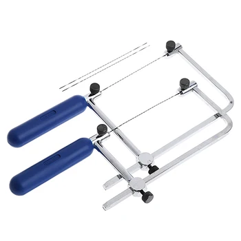 

OOTDTY Adjustable ABS 400/500 Saw Frame Bow For Woodworking Jewelry Hand Tool DIY Both Use 130mm Saw Blade