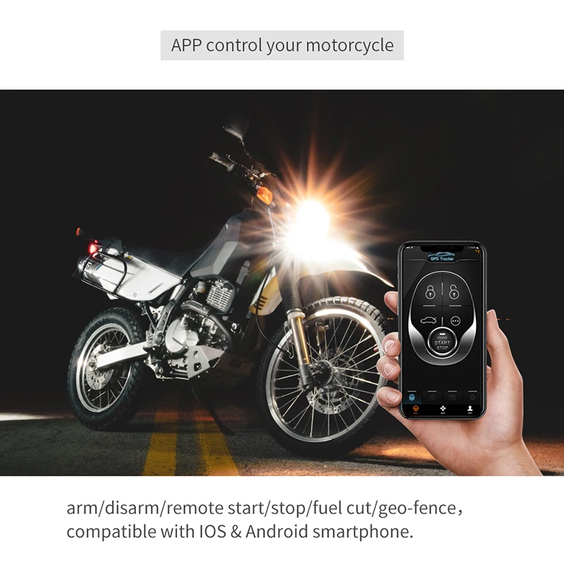 EASYGUARD Система бесключевого доступа сбд мотоцикл сигнализация Система безопасности универсальное Дистанционное включение выключение с gps трекер Android и IOS приложение