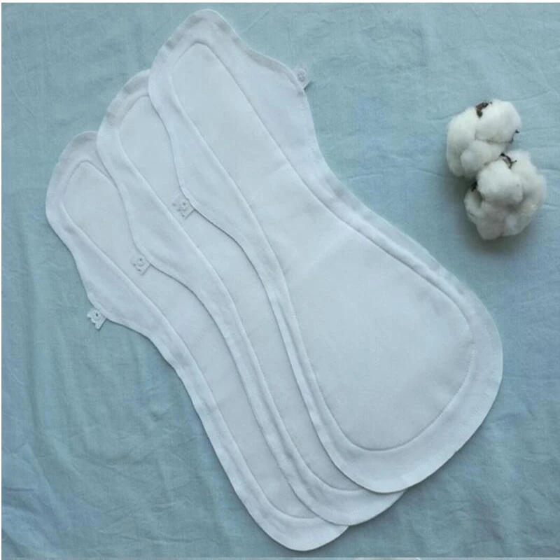 5 шт./лот Многоразовые Менструальный ткань гигиенические Мягкие подушечки салфетки стирать прокладок Для женщин женской гигиены 38 см длинные ночные Применение