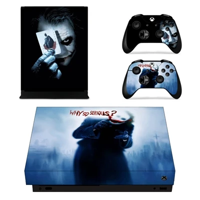 Для Xbox One X консоль и контроллер наклейка s популярная игра Джокер виниловые наклейки Кожа Модный чехол - Цвет: YSX1X0052