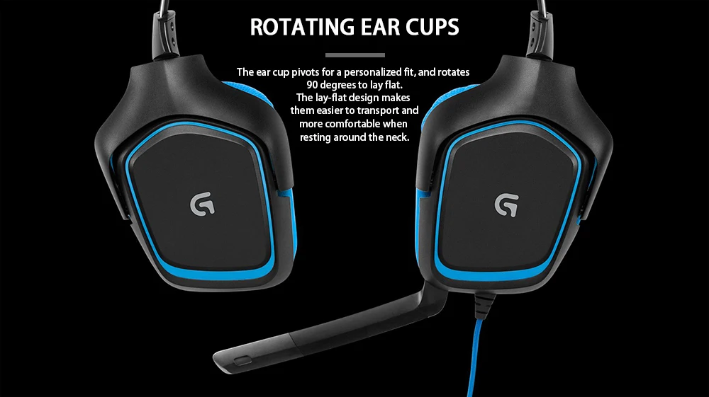 Logitech G430 7.1 Surround Gaming Headset 3.2m Noise cancelling Mic Digital  Support Offical Verification for Windows PS4 or Xbox|Headphone/Headset| -  AliExpress