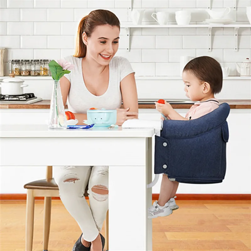 

Baby Chair Folding Portable Child Baby Out Seat Dinette Infantil Kids Puff Asiento Baby Feeding Chair Safety Belt