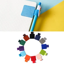 12 шт разных цветов самоклеящееся PU кожаное перо карандаш эластичная петля держатели для ноутбуков планировщики студентов докторов