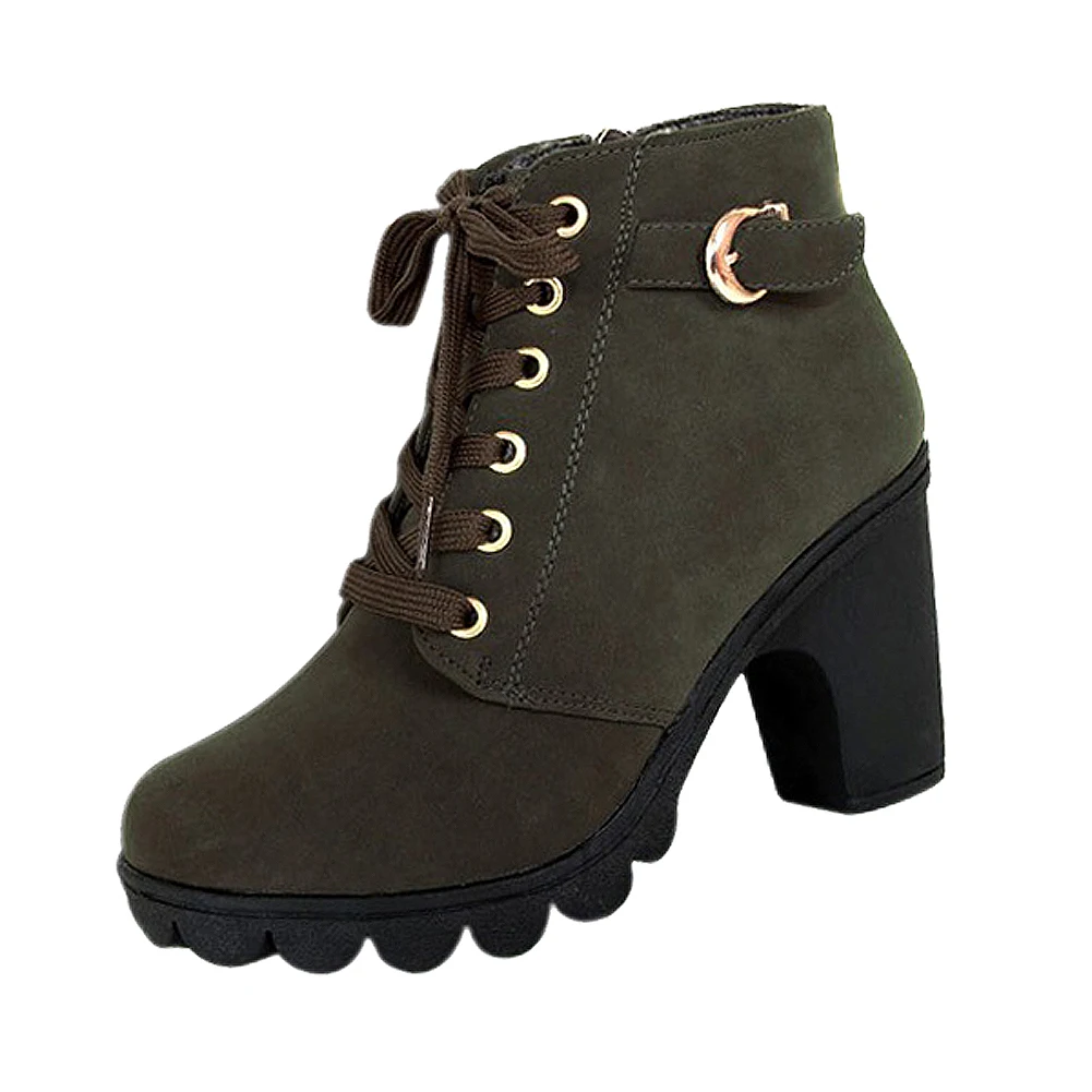 women's high heel motorcycle boots