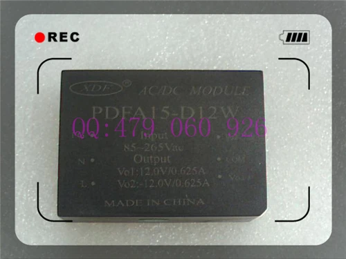 

[ZOB] XDF xindafei power module 15W 220V 12V AC-DC PDFA15-D12W --5PCS/LOT