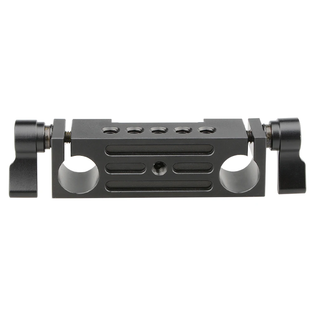 CAMVATE قضيب المشبك 15 مللي متر Railblock الاب DSLR 15 مللي متر السكك الحديدية تزوير قضيب دعم نظام C1103 كاميرا التصوير اكسسوارات