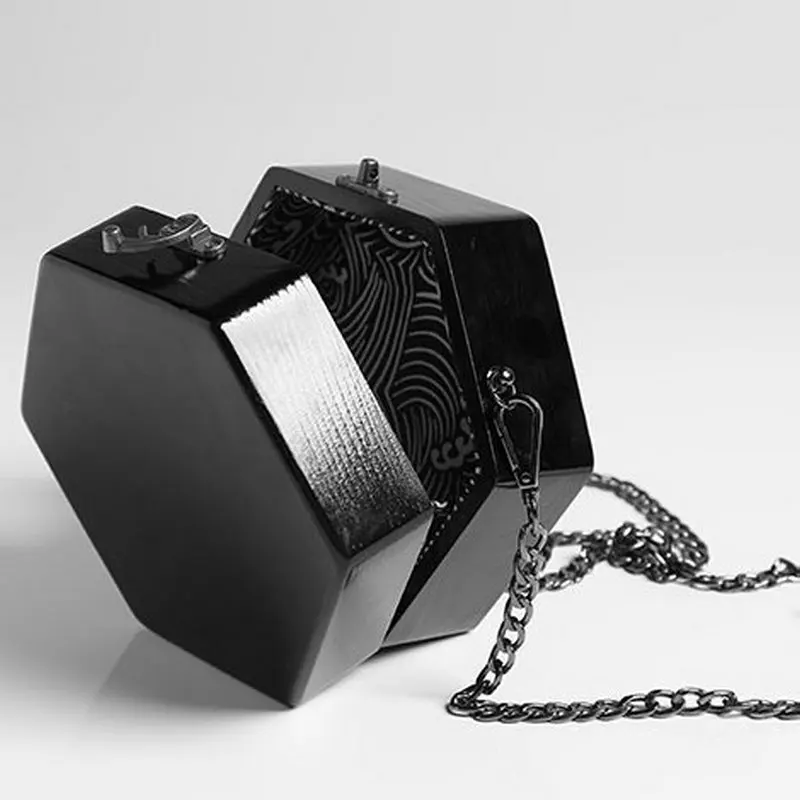 Trong оригинальные женские винтажные сумки из дерева ручной работы с шестигранной